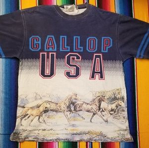 Vintage California horse racing t shirt